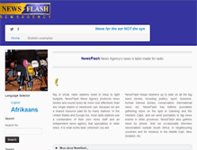 Tablet Screenshot of newsflash.co.za